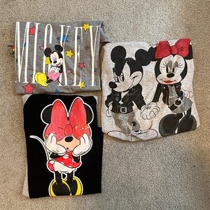 Disney Mickey & Minnie Mouse Shirt Bundle